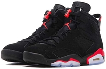 Nike Mens Air Jordan 6 Retro Basketball Shoes (9) Black/Infrared | Basketball