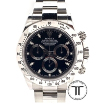 Rolex Cosmograph Daytona Black Dial Stainless Steel