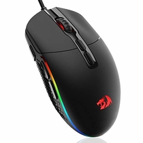 Redragon M719 Invader Wired Optical Gaming Mouse, 7 Programmable Buttons, RGB Backlit, 10,000 DPI, Ergonomic PC Computer Gaming Mice with Fire Button