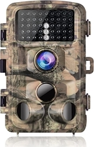Campark Trail Camera-Waterproof Game Hunting Scouting Cam 14MP 1080P with 3 Infrared Sensors for Wildlife Monitoring with 120°Detecting Range Motion Activated Night Vision 2.4” LCD 42pcs IR LEDs