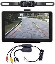 ANLENG 7" 4GB ROM Car GPS Navigation and Waterproof Wireless Rear View Camera Bluetooth AV-in Free America New Maps