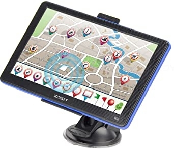 Truck GPS Navigation System Xgody 886 7 Inch Capacitive Touch Screen SAT NAV Navigator for Car with Lifetime US Maps Updated Sunshade Support Speed and Red Light Warning