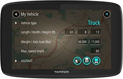 Tomtom Trucker 520 5-Inch Gps Navigation Device For Trucks With Wi-Fi Connectivity, Smartphone Services, And Free Lifetime Traffic And Maps Of North America