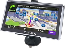 TruckWay GPS - Pro Series Model 720 - Truck GPS 7" Inch for Truck Drivers Navigation Lifetime North America Maps (USA + Canada) 3D & 2D Maps, Touch Screen, Turn by Turn Directions