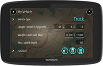 TomTom Trucker 620 6-Inch GPS Navigation Device for Trucks with Wi-Fi Connectivity, Smartphone Services, and Free Lifetime Traffic and Maps of North America