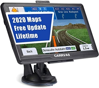 GPS Navigation for car, 7inch Vehicle GPS Satellite Navigation System for Cars, Voice Turn Direction Reminder, Truck Route, Lifetime Free Update Map