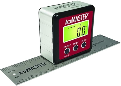 Calculated Industries 7534 AccuMASTER 2-in-1 Magnetic Digital Level and Angle Finder