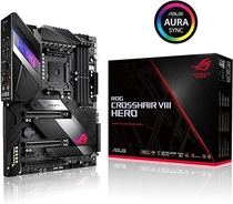 ASUS ROG Crosshair VIII Hero X570 ATX Motherboard with PCIe 4.0, Integrated 2.5 Gbps LAN,  USB 3.2, SATA, M.2, Node and Aura Sync RGB Lighting