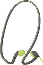 Sennheiser PMX 684i Fitness Workout Sports Running and Cycling Earbud/in ear Ultralight Compatible with Apple/iPhone/iPad Neckband Headphone Grey/Green color Headset sweat and water reisist