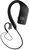 JBL ENDURANCE SPRINT- Wireless headphones, bluetooth sport earphones with microphone, Waterproof, up to 8 hours battery, charging case and quick charge, works with Android and Apple iOS (black)