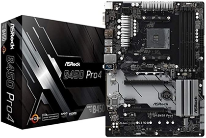 ASRock ATX Motherboard (B450 PRO4)