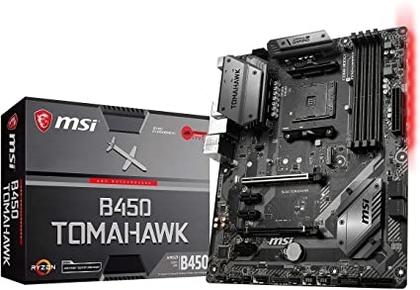 MSI Arsenal Gaming AMD Ryzen 1st and 2nd Gen AM4 M.2 USB 3 DDR4 DVI HDMI Crossfire ATX Motherboard (B450 TOMAHAWK): Computers & Accessories