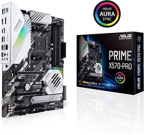 Asus Prime X570-Pro AM4 Zen 3 Ryzen 5000 & 3rd Gen Ryzen ATX Motherboard with PCIe Gen4, Dual M.2 HDMI, SATA 6GB/s USB 3.2 Gen 2 ATX Motherboard