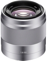 Объектив Sony 50mm F/1.8, Silver для Nex — купить в интернет-магазине OZON с быстрой доставкой