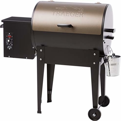 People recommend "Traeger TFB29LZA Junior Elite Wood Pellet Grill and Smoker - Grill, Smoke, Bake, Roast, Braise, and BBQ (Bronze)"