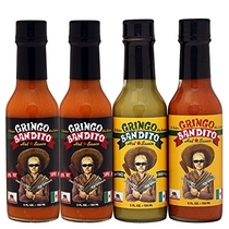 People recommend "Gringo Bandito Super Hot Sauce Variety Pack, 5 Ounce (Pack of 4)"