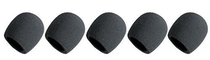 People recommend "BLUECELL Black 5 Pack Microphone Windscreen Foam Cover"