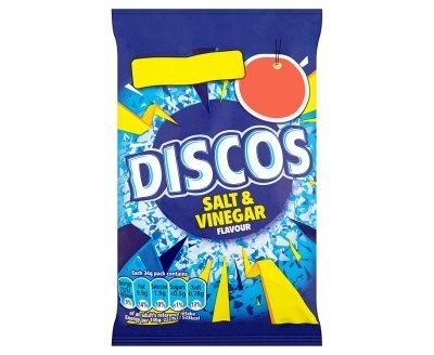 People recommend "Discos Salt &amp; Vinegar Flavour (34g x 30)"
