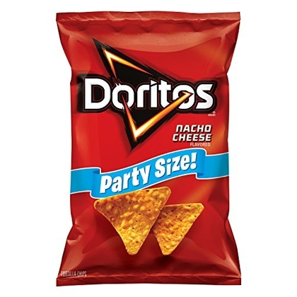 People recommend "Doritos Nacho Cheese Flavored  Tortilla Chips, Party Size! (15 Ounce)"