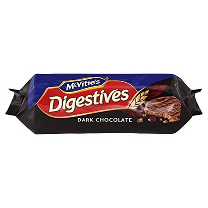 People recommend "Mcvities Dark Chocolate Digestives 300g Pack of 4"