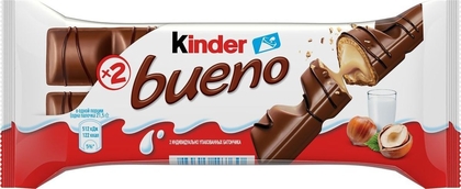 Люди рекомендуют "Kinder Bueno вафли в молочном шоколаде с молочно-ореховой начинкой, 43 г "