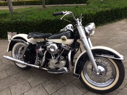 People recommend "1958 Harley Davidson Duo-Glide"