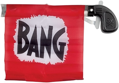 Люди рекомендуют "Star Power Starter Prank Bang Gun Flag Pistol, Black Red, 5""