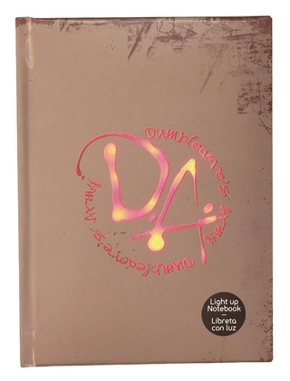 People recommend "Harry Potter Dumbledore's Army Light Up Notebook"