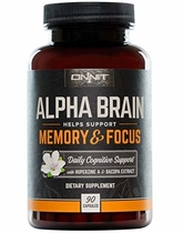 People recommend "ONNIT Alpha Brain (90ct) - Over 1 Million Bottles Sold - Premium Nootropic Brain Booster Supplement - Boost Focus, Concentration &amp; Memory - Alpha GPC, L Theanine &amp; Bacopa Monnieri"