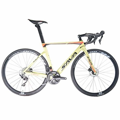 People recommend "SAVADECK Carbon Road Bike, T800 Carbon Fiber Frame 700C Racing Bicycle with 105 R7020 22 Speed Groupset Carbon Wheelset and Hydraulic Disc Brake (Yellow, 54CM)"