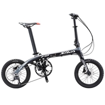 People recommend "SAVADECK Folding Bike, 16 inch Carbon Fiber Frame Children Mini City Foldable Bicycle with Shimano SORA 3000 9 Speed Group Set (Black Grey)"
