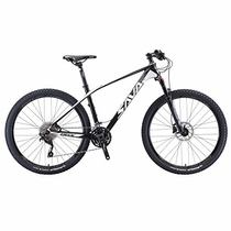 People recommend "SAVADECK 700 Carbon Fiber Mountain Bike 26"/27.5"/29" Complete Hard Tail MTB Bicycle 22 Speed with 8000 DEORE XT Manituo M30 Suspension Fork MICHELN Tire (white-29, 29" 15")"