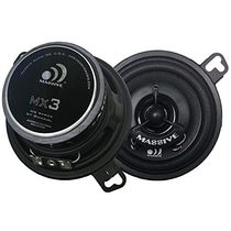 People recommend "Massive Audio MX3 MX Series Coaxial Speakers. 50 Watts, 4 Ohm, 25w RMS Heavy Duty 3.5" 3-1/2" Coaxial Audio Speakers. Enjoy Crystal Clear Sound with These Great Coaxial Speaker System (Sold in Pairs)"