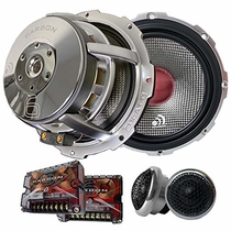 People recommend "Massive Audio Carbon 6 - 6.5 Inch, 280 Watts RMS and 500 Watts MAX, 25mm Silk Dome Tweeter, 4 Ohm, 12dB Links-Worth Riley Crossover, Component Kit Speakers. Sold as Pair"