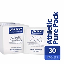 People recommend "Pure Encapsulations - Athletic Pure Pack - Comprehensive Daily Packet Providing Core Nutrients, Fish Oil, Antioxidants, Glutamine, and Energy Cofactors Including CoQ10 and Kre-Alkalyn - 30 Packets"