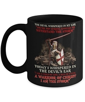 People recommend "TeeCentury Knight Templar I Am A Child Of God A Warrior Of Christ I Am The Storm Mug 11oz"