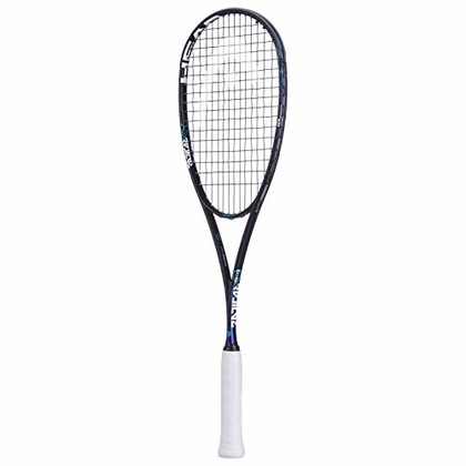 People recommend "HEAD Graphene Touch Radical 120 Slimbody Squash Racquet, Pre-Strung Even Balance Racket"