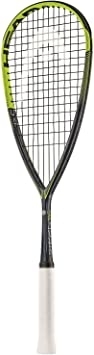 People recommend "HEAD Graphene Touch Speed 135 Slimbody Squash Racquet - Pre-Strung Head Light Balance Racket"