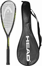 People recommend "HEAD Extreme Squash Racquet, Pre-Strung - 120 g, Heavy Balance"
