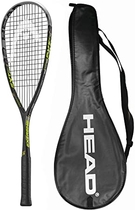 People recommend "HEAD Extreme Squash Racquet, Pre-Strung - 135 g, Heavy Balance"