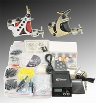 People recommend "Complete Tattoo Kit 2 Tattoo Machine Kit With Power Supply And Tattoo Needles By JRFOTO A04"