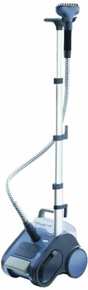 People recommend "Rowenta GS6020 Compact Valet Full Size Garment and Fabric Steamer with Foot Operated On-Off Switch, 1550-Watt, Blue"