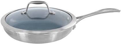 People recommend "ZWILLING J.A. Henckels 64089-241 Spirit Ceramic Nonstick Fry Pan with Lid, 9.5-inch"