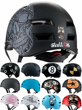 People recommend "SC Skateboard & BMX Bike Helmet for Kids & Adults from 6-99 Years"