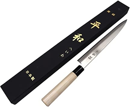 People recommend "KS&E Hasegawa 10 Inch(270mm) Stainless Steel Left Handed Japanese Knife, Filet Knife Fish, Asian, Yanagi Sushi Sashimi Knife: Home & Kitchen"