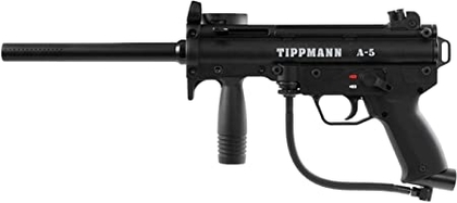 People recommend "Tippmann A-5 with Response Trigger .68 Caliber Paintball Marker : Paintball Guns "