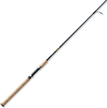 People recommend "St. Croix Triumph Salmon and Steelhead Spinning Rod"