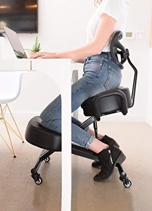 People recommend "Sleekform Ergonomic Kneeling Chair | Posture Correction Kneel Stool"