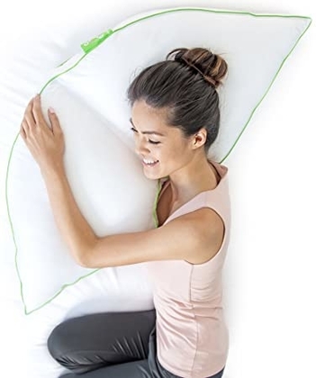 People recommend "Sleep Yoga Side Sleeper Pillow with Arm Support, 15" x 30"/One Size, White"