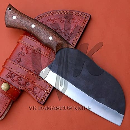 People recommend "Handmade Carbon Steel butcher serbian Cleaver Chopper Kitchen Chef Knife Rosewood Handle DW5511"